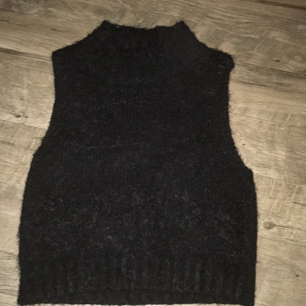 Black fuzzy shirt